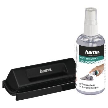 Hama Record Cleaning Kit for Vinyl | LP | Cleaning brush and Fluid