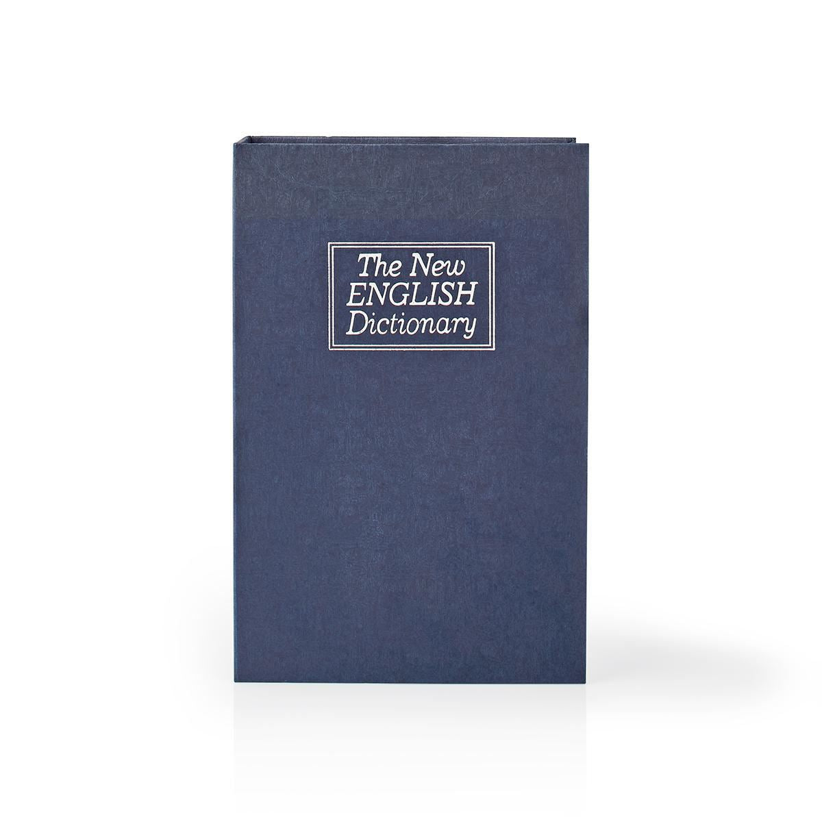 Nedis Book Safe, "Dictionary" Portable Secret Style Diversion Money Box Vault, Strong Steel Security with 2 Keys - Mediuem
