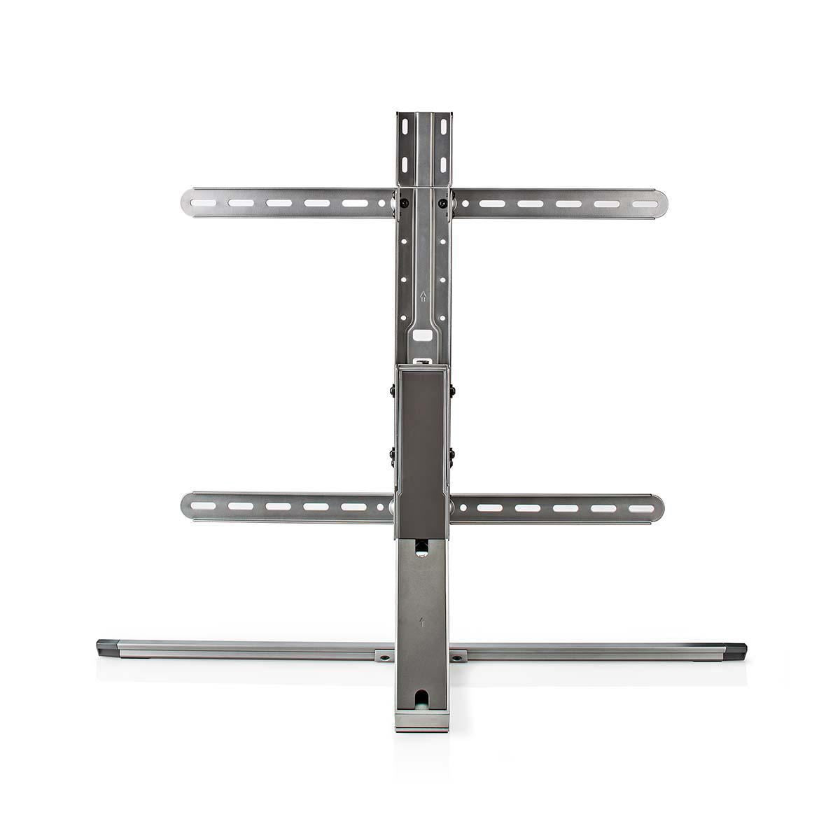 Nedis Full Motion TV Stand | 37 - 75 " | Maximum supported screen weight: 40 kg | Tiltable | Rotatable | Adjustable pre-fixed heights | Aluminium / Steel | Grey