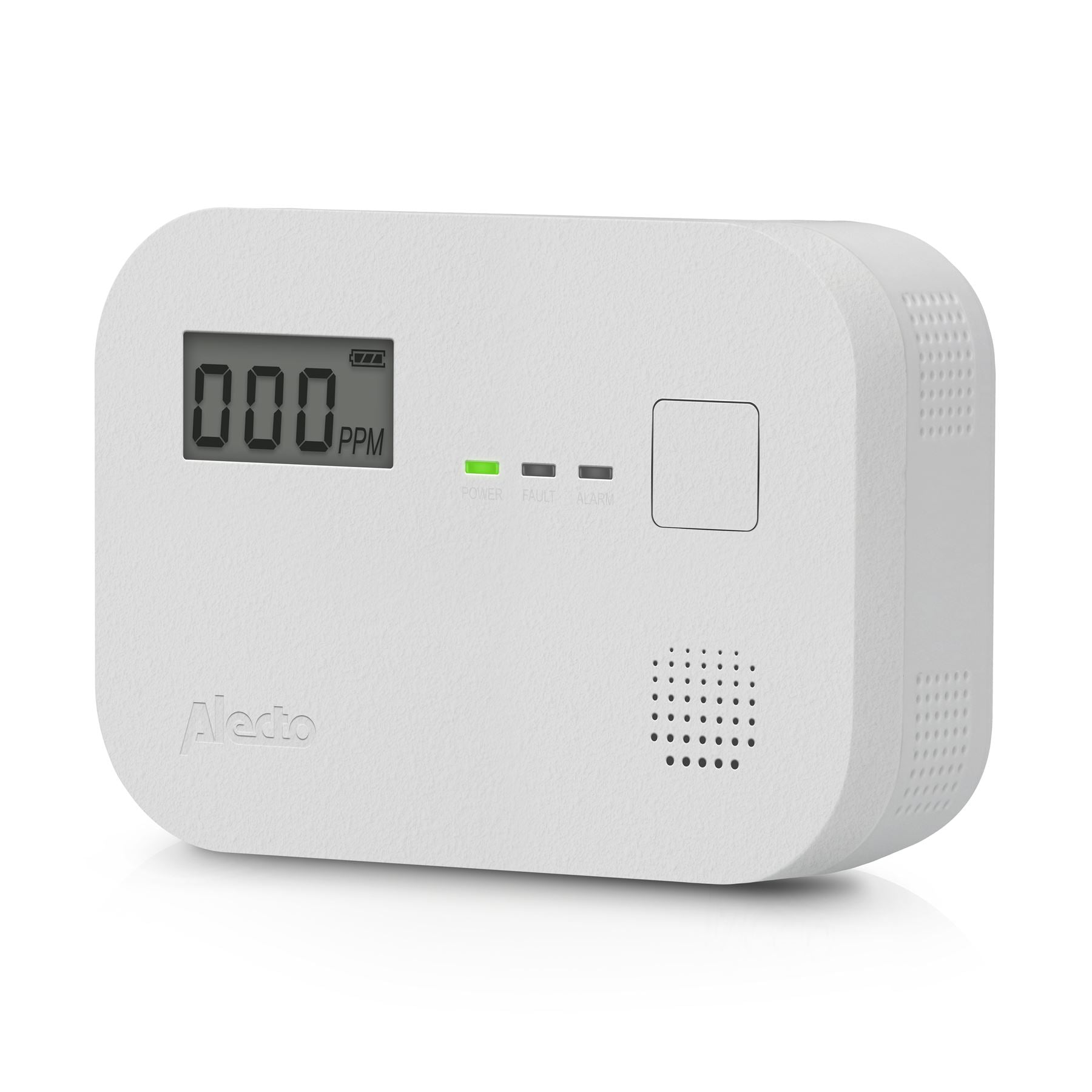 Alecto COA3910 Carbon monoxide Alarm with 10 year Sensor Runtime & LCD Display | EN50291-1:20180 | White