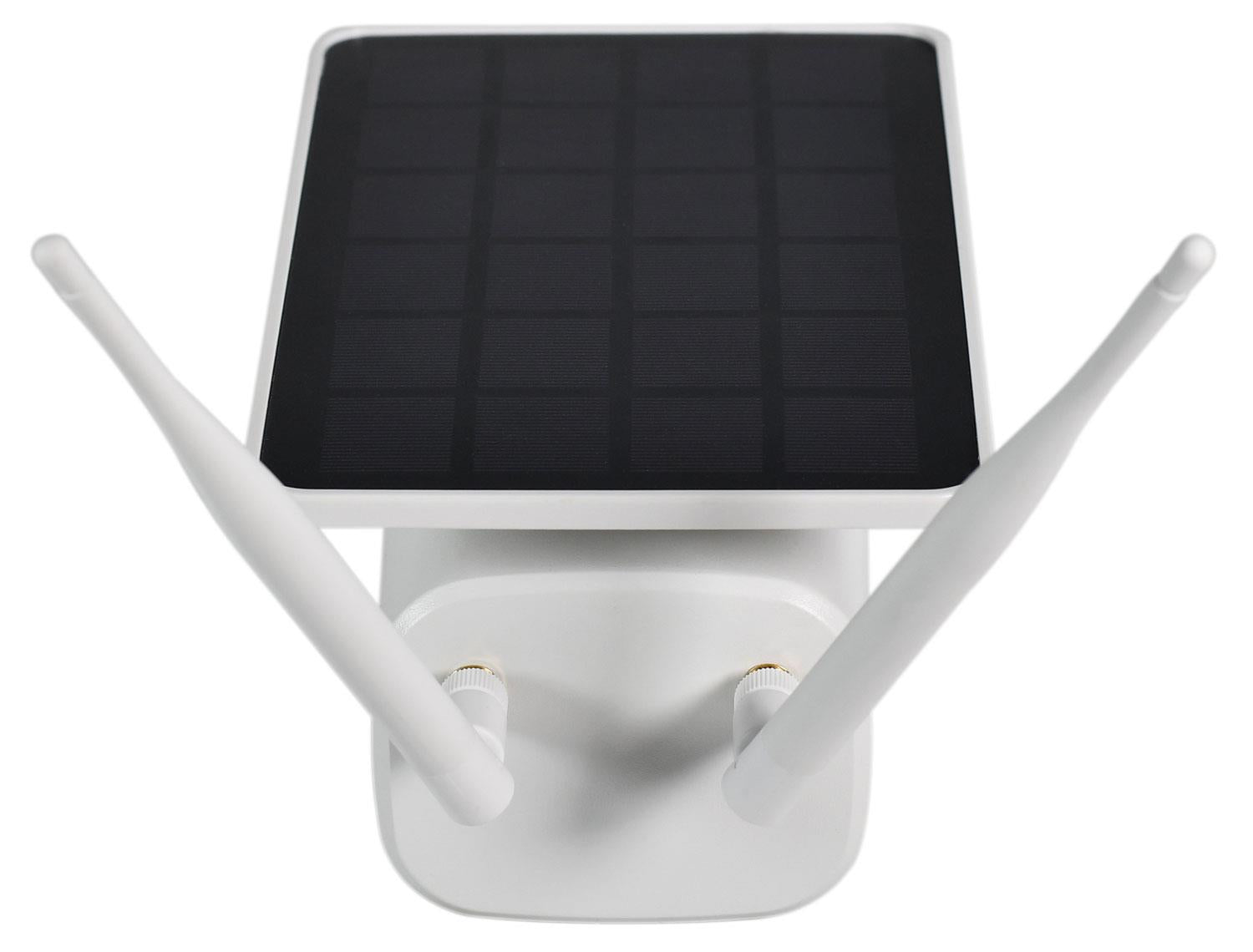 Mercury WiFi Solar Security Camera Outdoor | HD 2MP PIR Motion Detection, 2-Way Audio, LED Night Vision | TUYA App Control | Rechargeable Battery | Commercial CCTV for Remote Monitoring