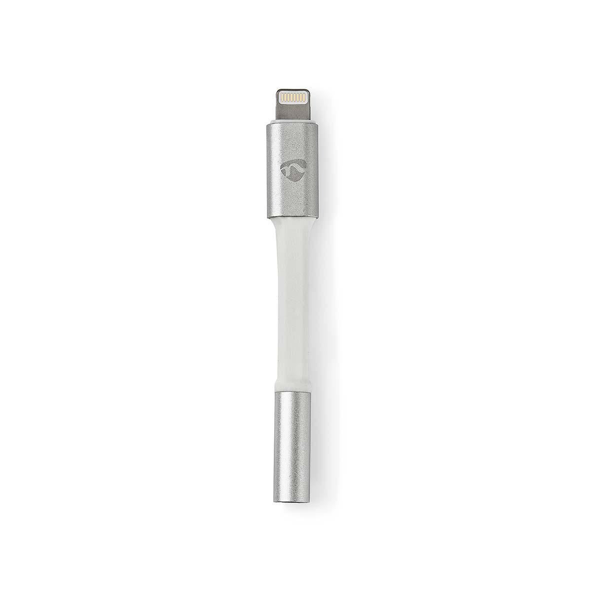 Nedis Lightning Adapter | Apple Lightning 8-Pin | 3.5 mm Female | Gold Plated | 0.15 m | Round | Aluminium | Cover Window Box