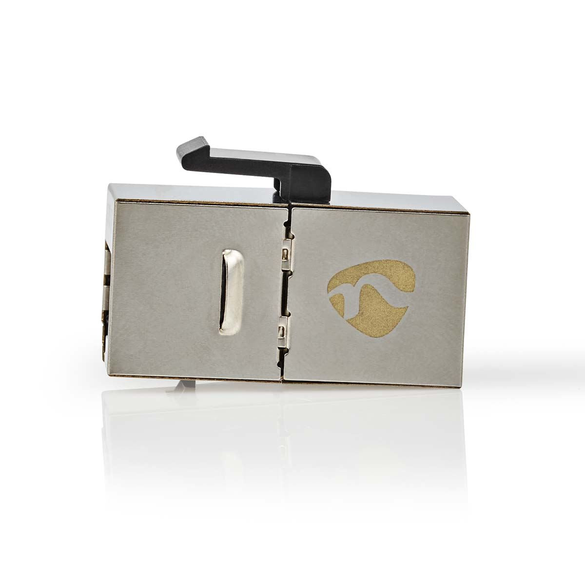 Nedis Network Coupler | CAT6a / CAT7 | Shielded | RJ45 Female | RJ45 Female | Straight | Metal | Box