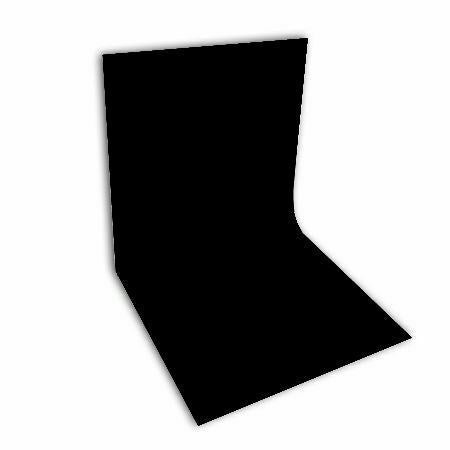 Ex-Pro Photographic Background 3m x 2m - High Quality Cotton - Black