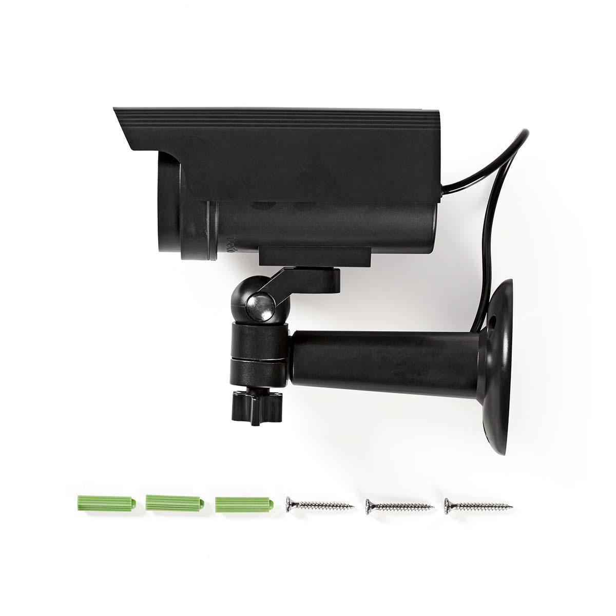 Nedis Dummy Security CCTV Fake Camera | Bullet | IP44 | Black