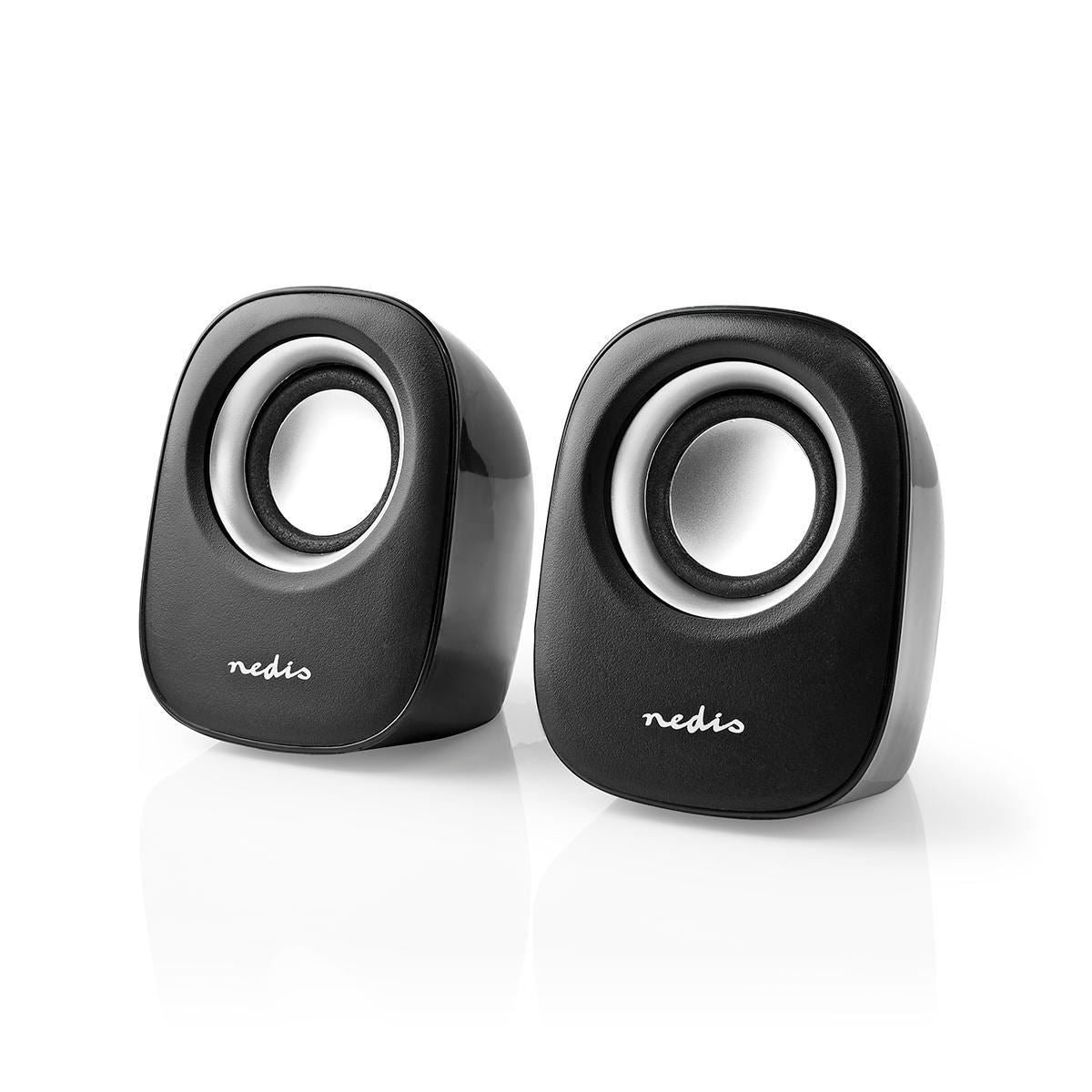 Nedis PC Speaker | 2.0 | 12 W | 3.5 mm Male | USB Powered | Volume control