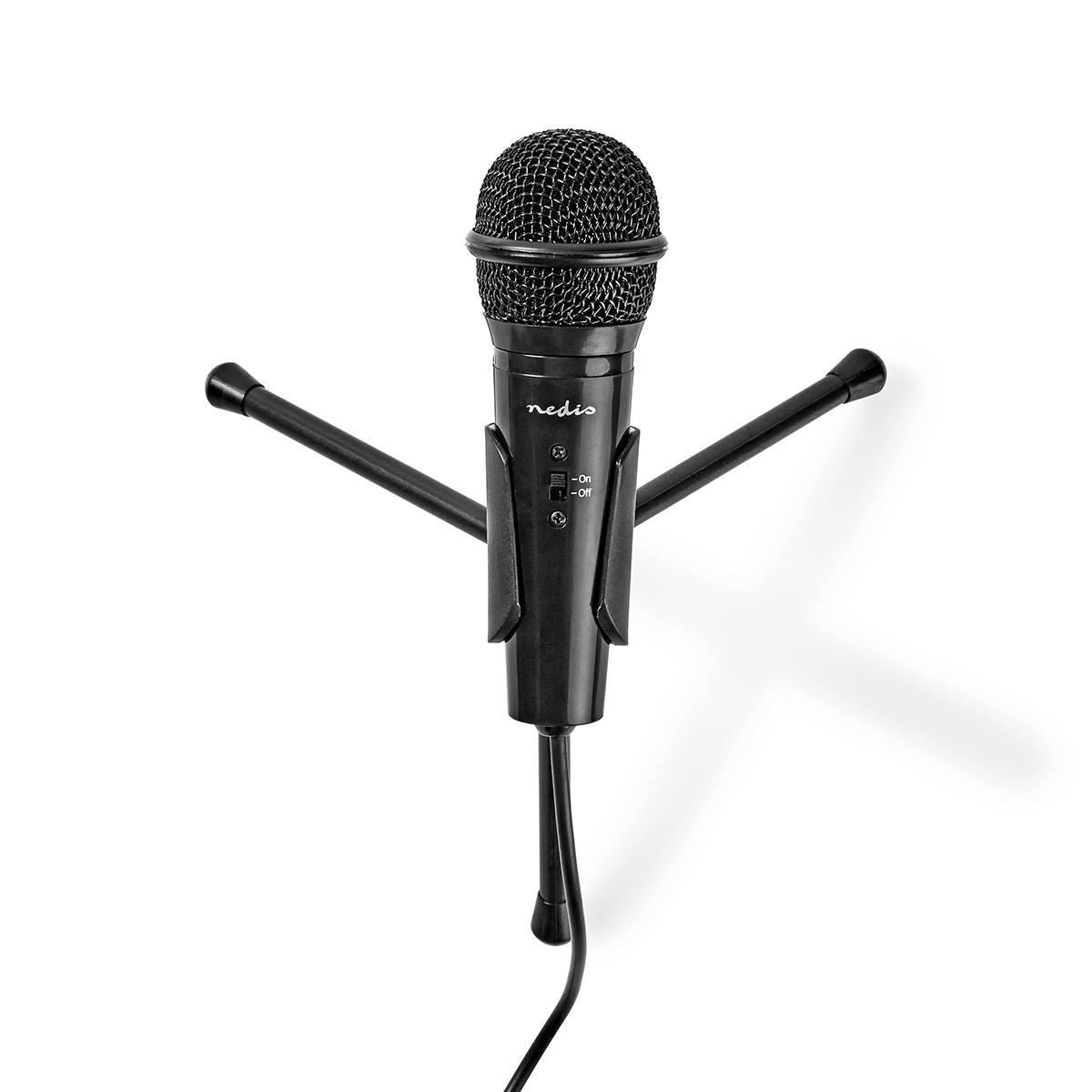 Nedis Microphone | Used for: Desktop / Notebook / Smartphone / Tablet | Wired | 1x 3.5 mm