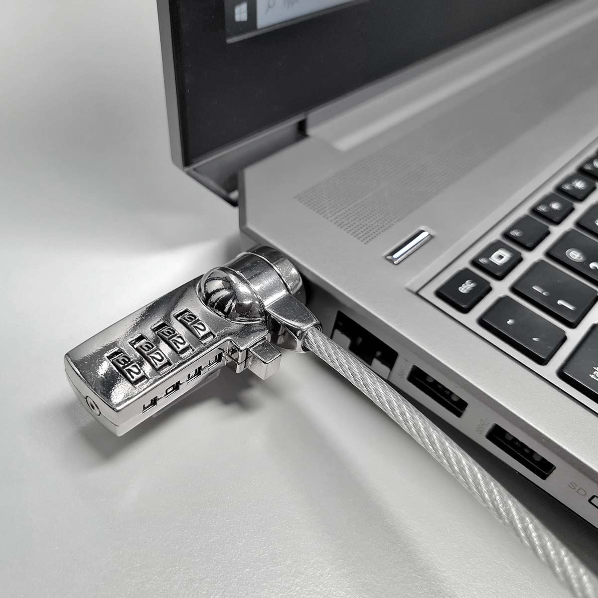 Nedis Notebook Lock | Lock type: Digit | 1.80 m | Zinc Alloy