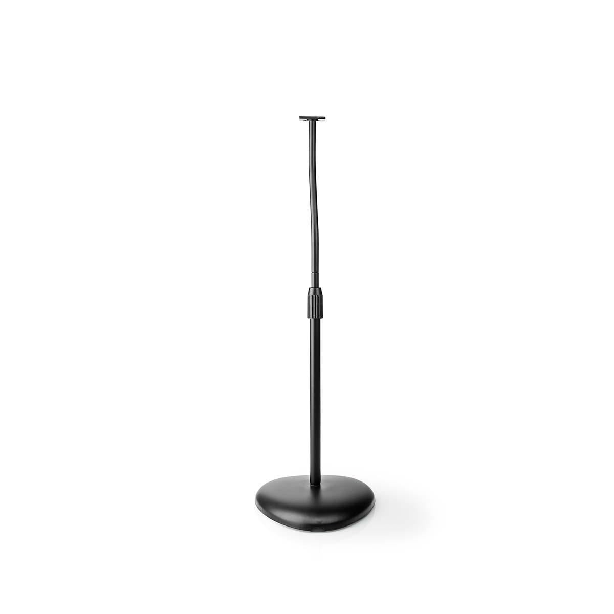 Nedis Speaker Mount | Compatible with: Universal | Floor | 4.5 kg | Height Adjustable | ABS / Steel | Black