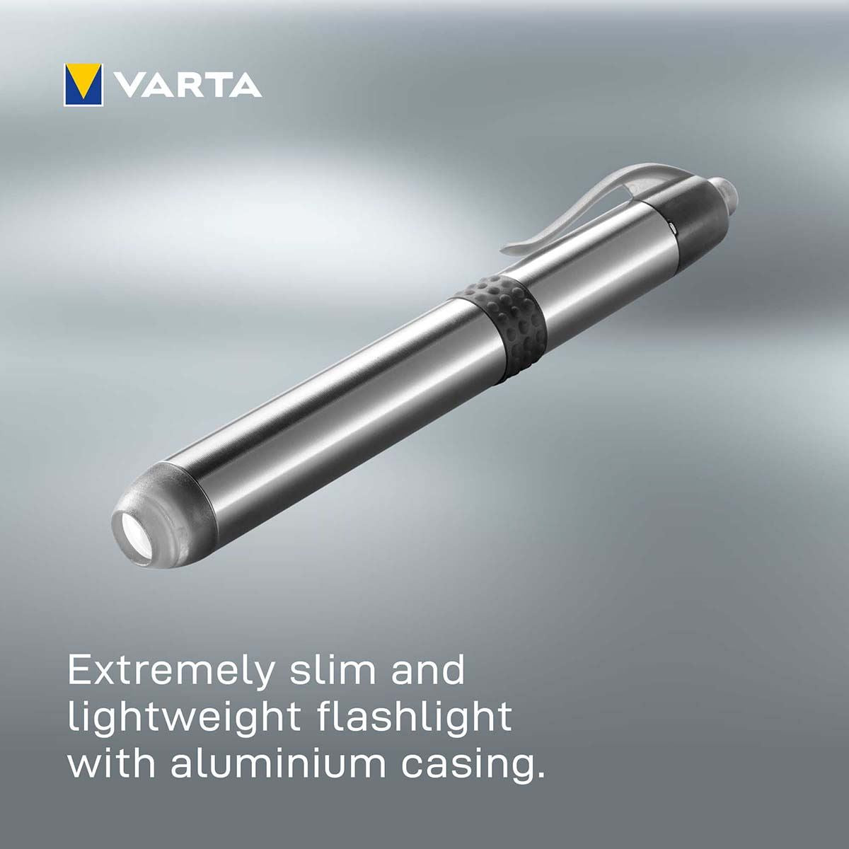 VARTA Pen Light White LED Torch 5mm (incl. 1x AAA Longlife Power Battery) - Silver