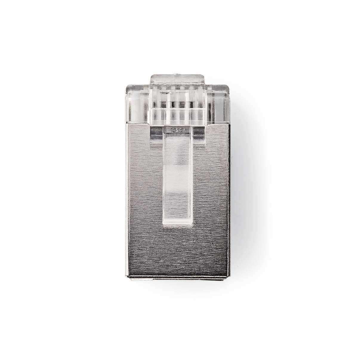 Nedis RJ45 Connector | Male | Stranded STP CAT6 | Straight | Gold Plated | 10 pcs | PVC | Transparent
