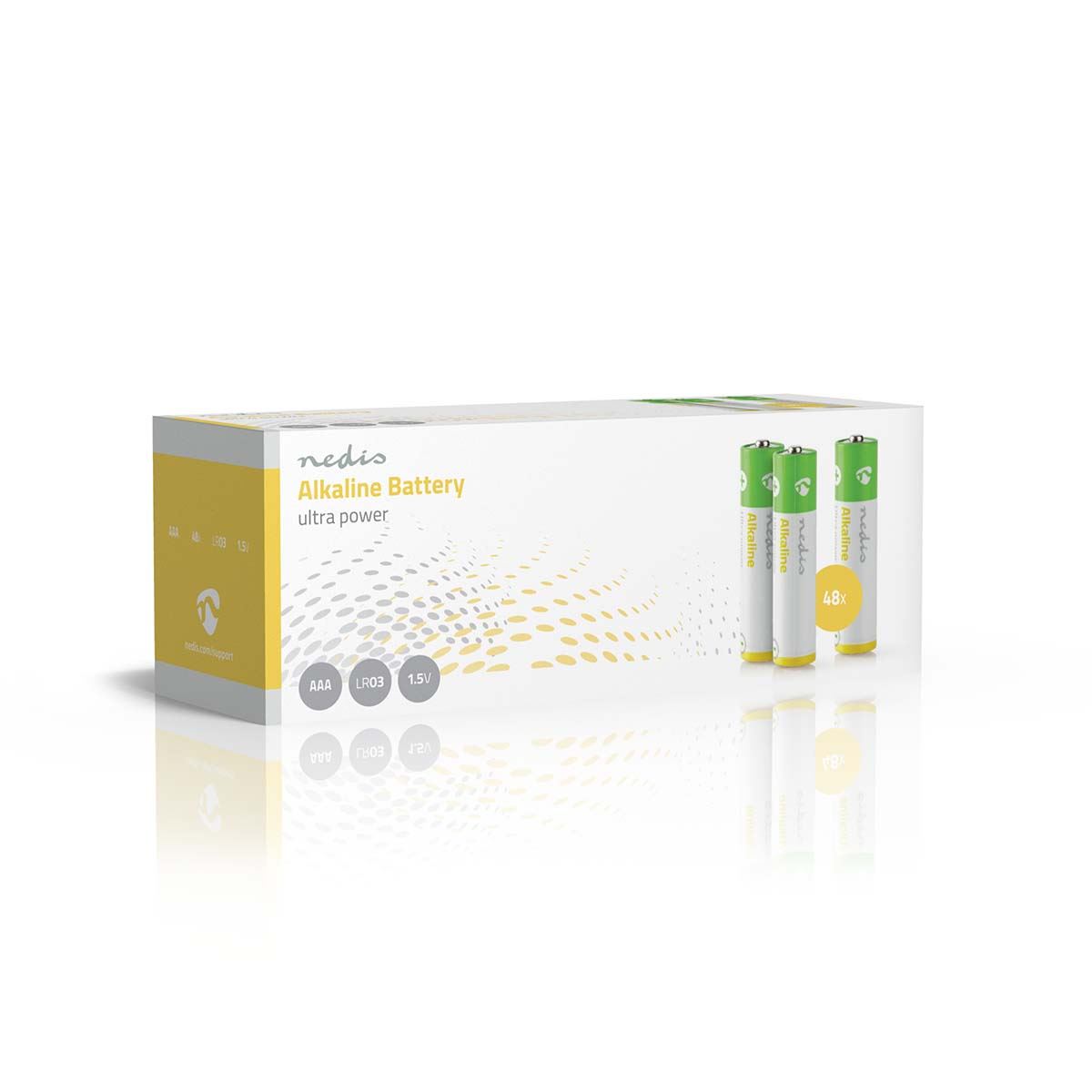 Nedis Alkaline Battery AAA | 1.5 V DC | 48-Pack