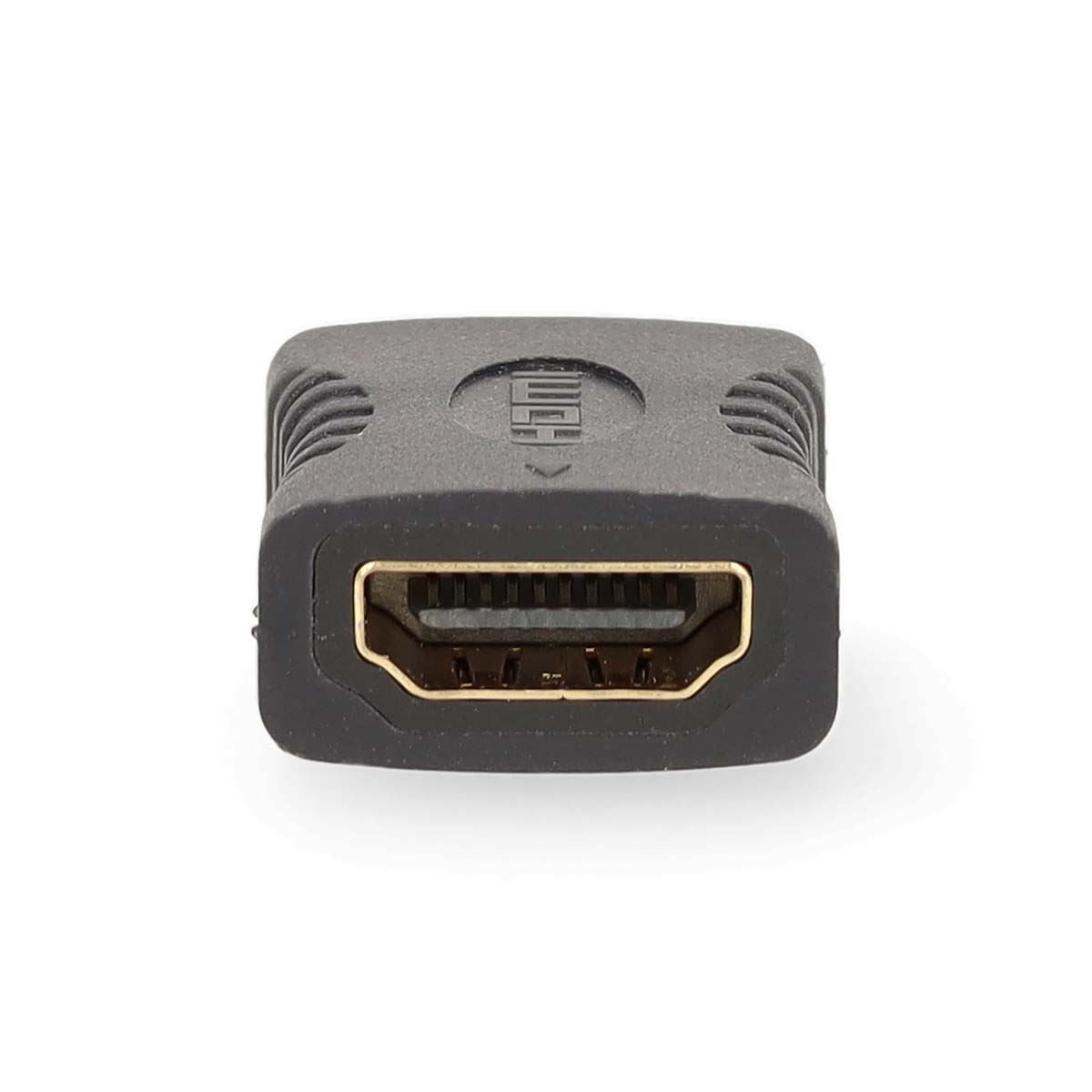 Nedis HDMI™ Adapter | HDMI™ Output | HDMI™ Output | Gold Plated | Straight | PVC | Anthracite | 1 pcs | Box