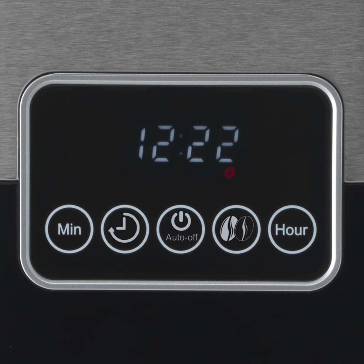 Trebs 1.5L Filter Coffee Machine, 900W Coffee Maker for up to 12 Cups, with Aroma Setting, Automatic Switch-Off, Anti-Drip, Keep Warm Function and Reusable Nylon Filter