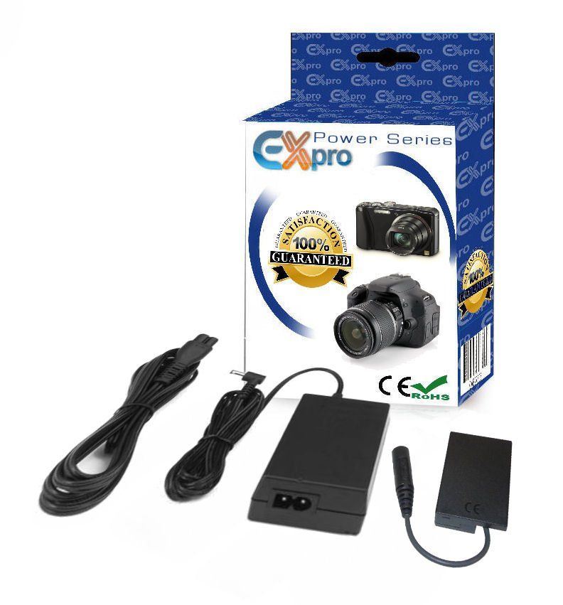 Ex-Pro® Replacement Fuji AC Power Supply Adapter & Battery coupler kit [CP-W126 CP W126 16240872 included]