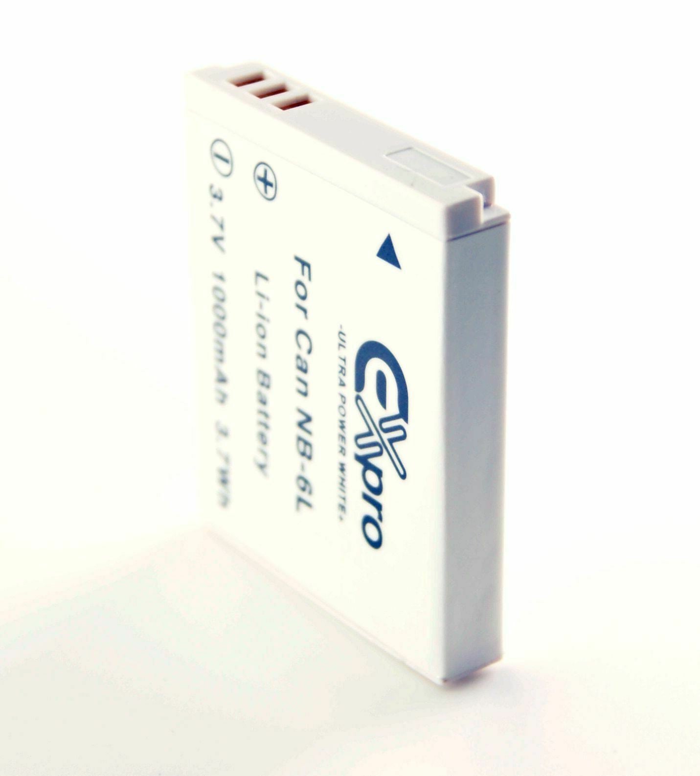 Ex-Pro NB-6L, NB6L Canon White Series Li-on Digital Camera Battery
