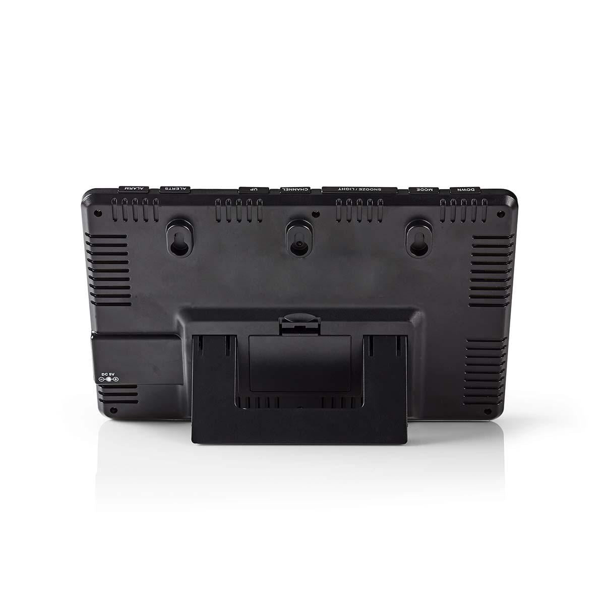 Nedis Weather Station | Indoor & Outdoor | Including wireless weather sensor | Weather forecast | Time display | LCD Display | Alarm clock function