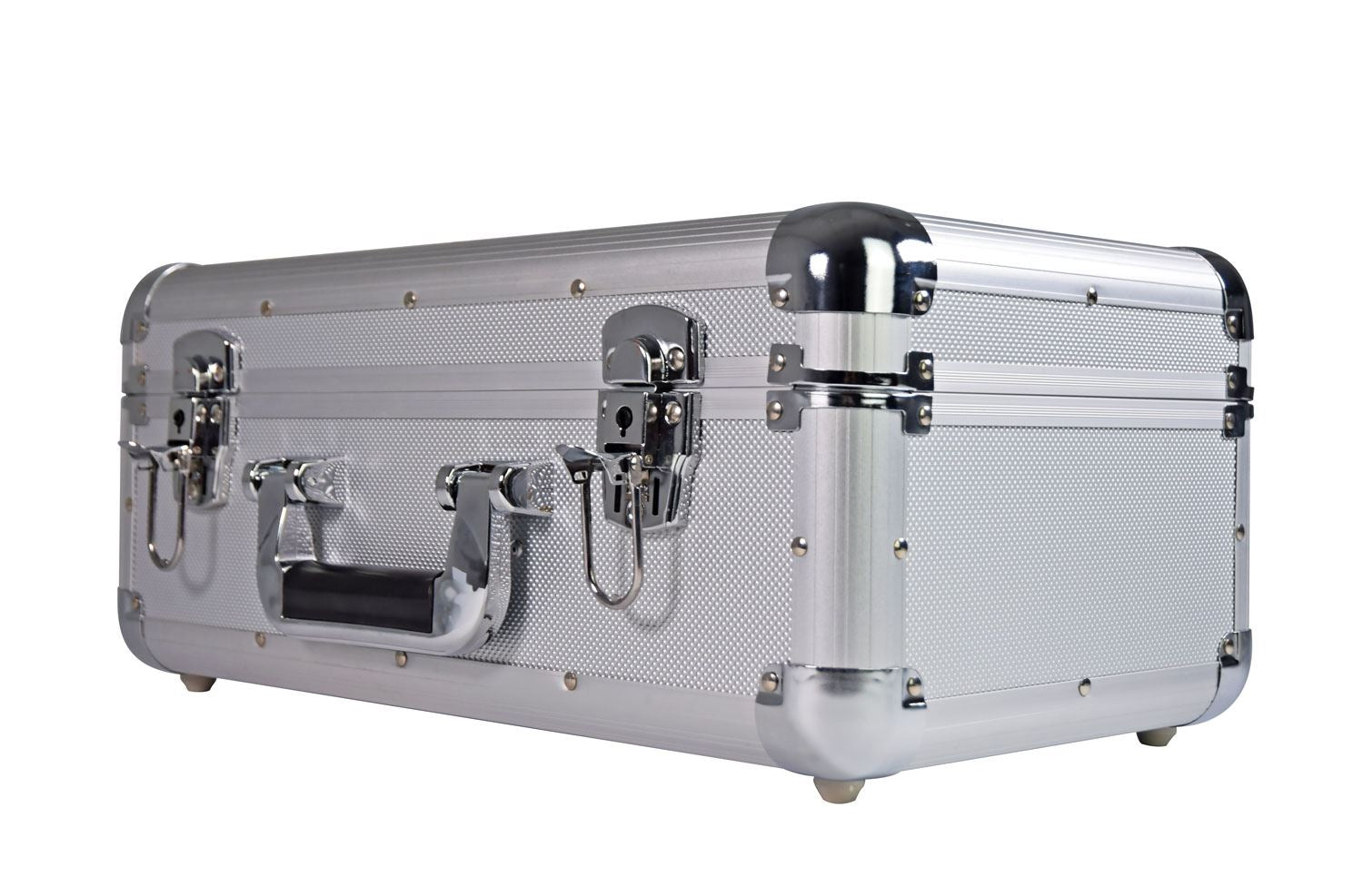 Citronic  Aluminium CD Flight Storage Lockable Case - Holds 60 Disc Travel Music DJ