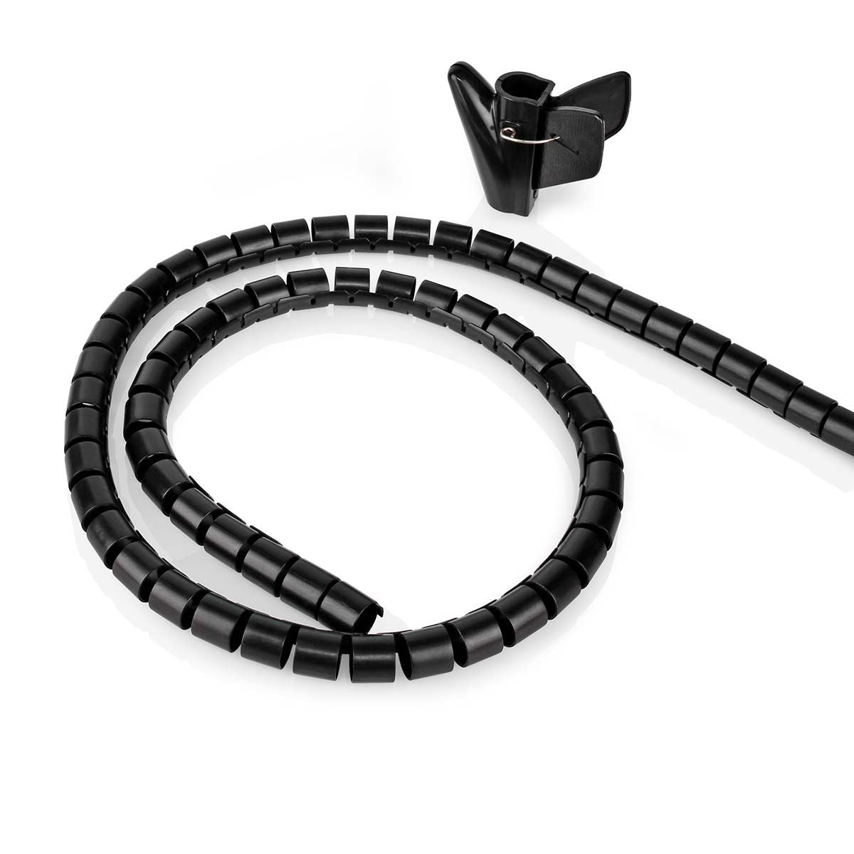 Nedis Cable Management | Spiral Sleeve | 1 pcs | Maximum cable thickness: 16 mm | PE | Black