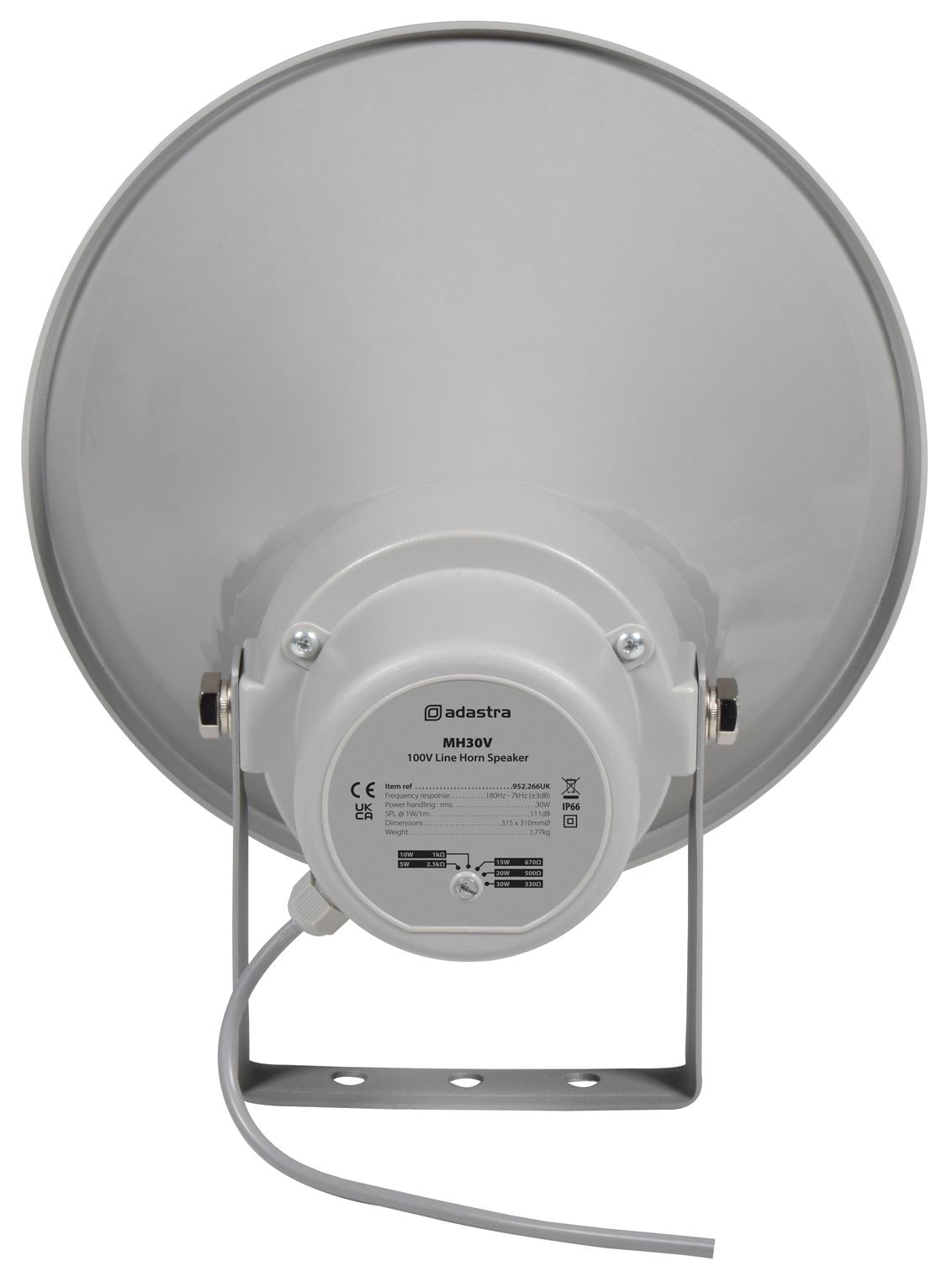 Adastra MH30V 100V ABS Heavy Duty Horn Speaker 30W