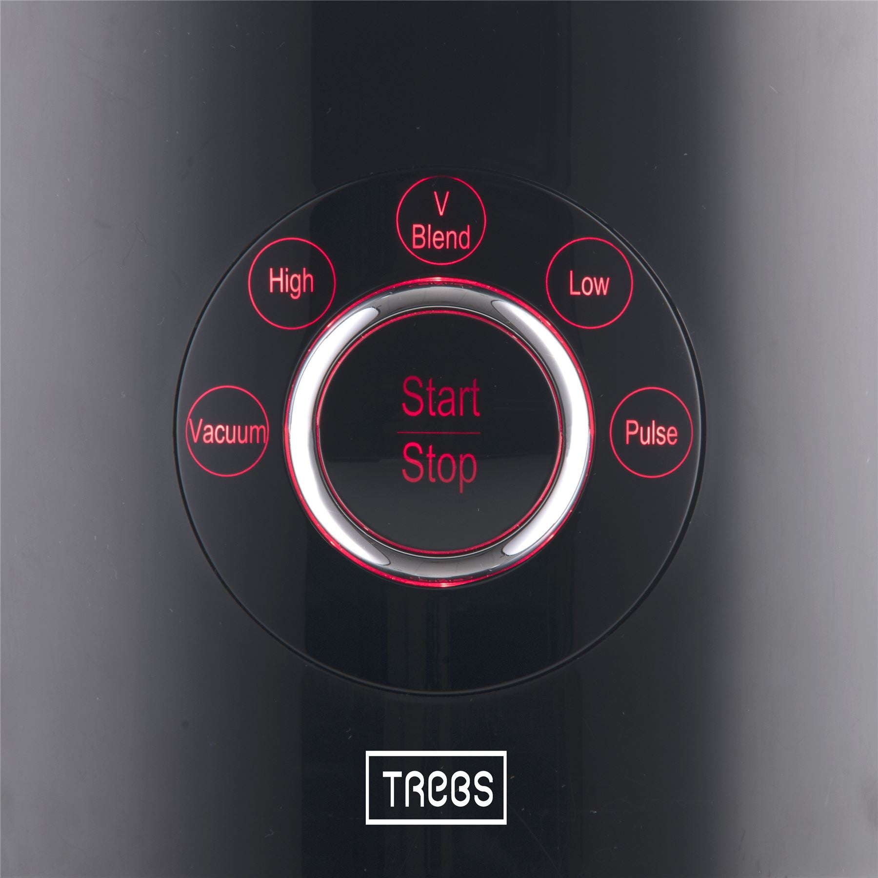 Trebs Vacuum Multi-Function Blender, 1.5L 800W 5 Settings, 6 Stainless Steel Blades, Hard / Soft Blend, Smoothie, Ice Crush, Shakes Maker - Black