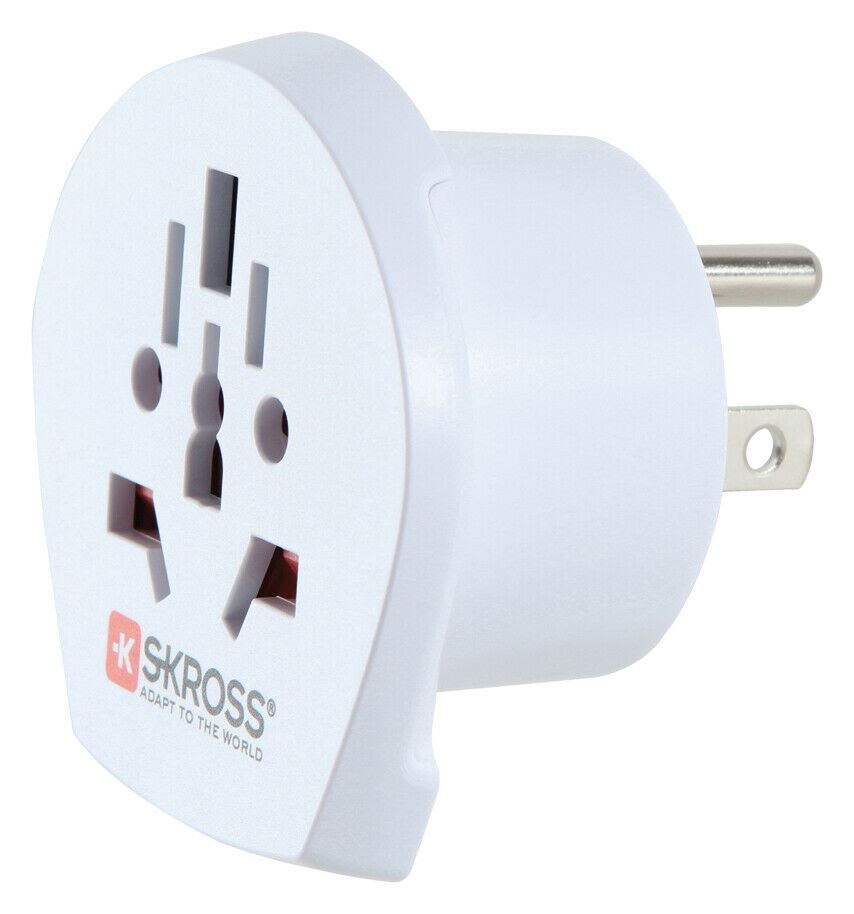 Skross Travel Adapter World-to-USA Earthed