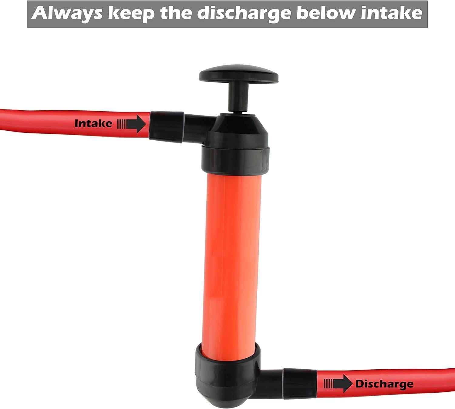 Hand Transfer Siphon Syphon & Air Pump Fuel Oil Water Liquid Fluid Extractor Kit