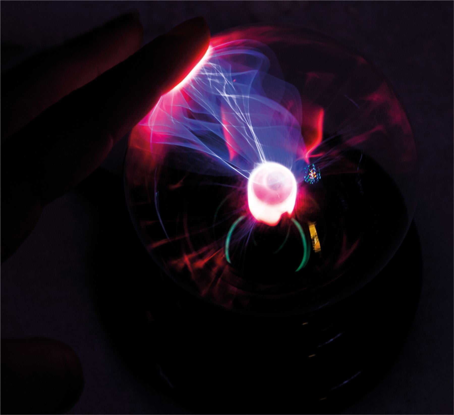 3" Plasma Ball Globe Light Glowing Retro Classic Tesla Lamp Touch Activated