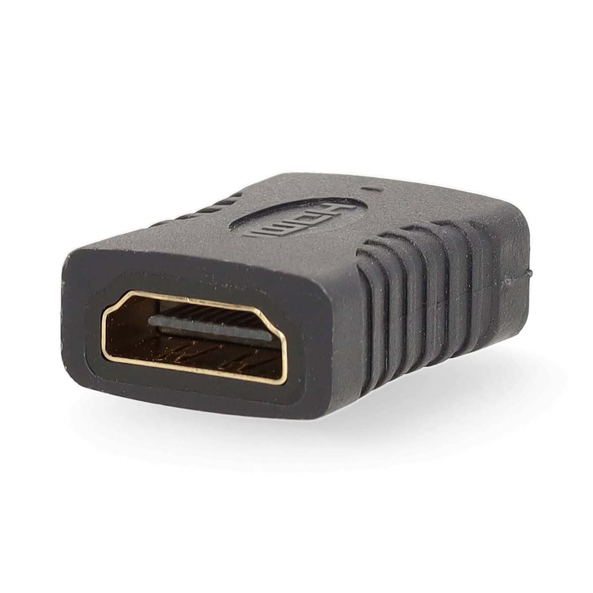 Nedis HDMI™ Adapter | HDMI™ Output | HDMI™ Output | Gold Plated | Straight | PVC | Anthracite | 1 pcs | Box