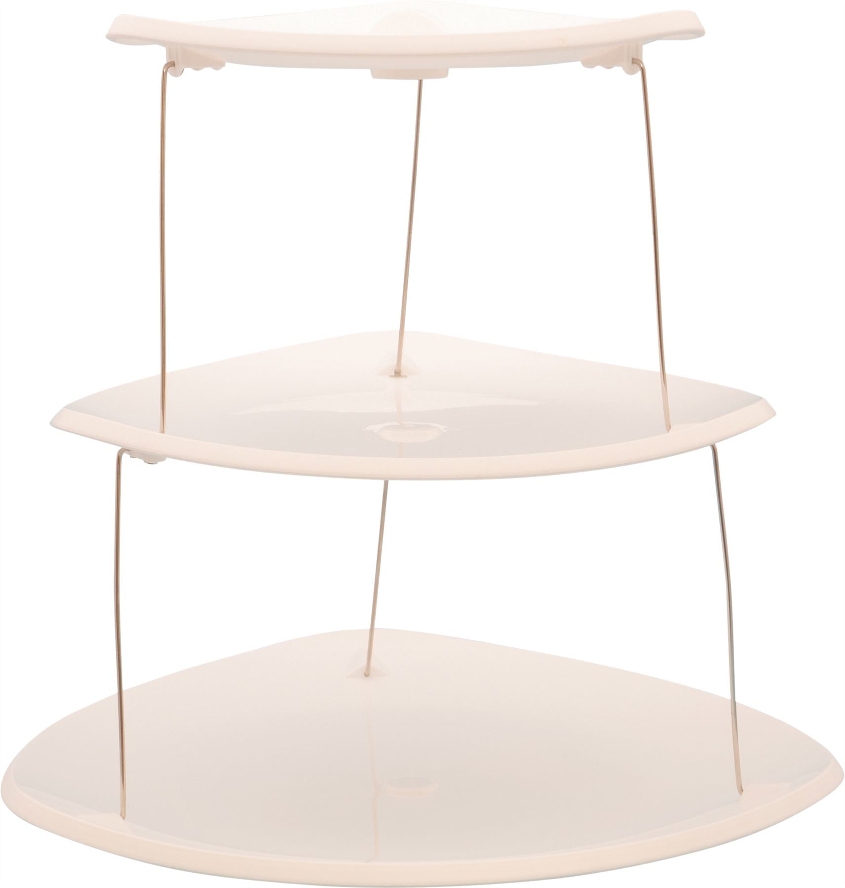 3 Tier Cake Stand Afternoon Tea Kids Party Wedding Muffin Cupcake Twist-Fold Away