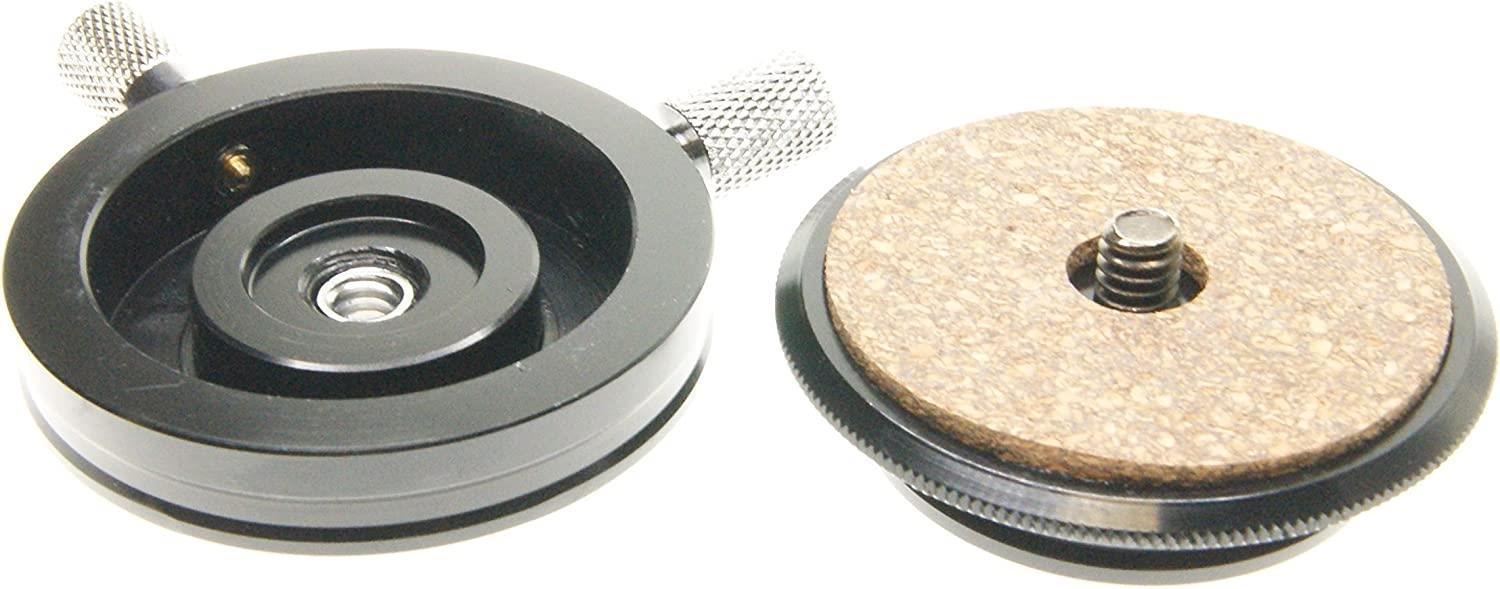 Ex-Pro Mountable Circular Tripod Replacement QR2 Quick release plate system for SLR DLSR Tripod 53mm with QR Plate
