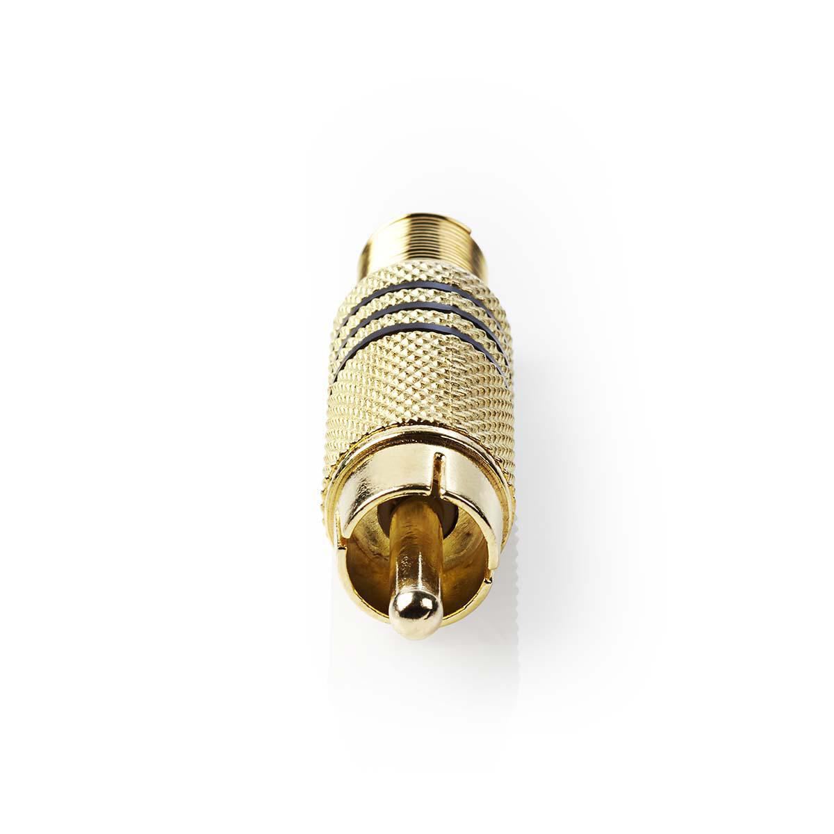 Valueline Connector RCA Male Gold/Black