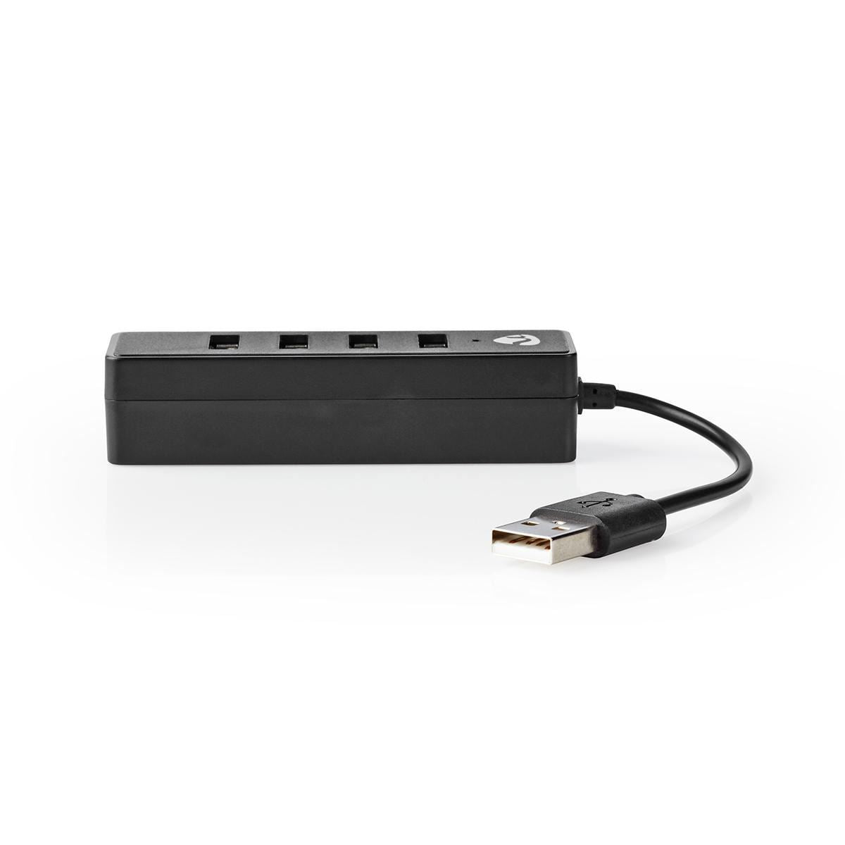 Nedis USB Hub | USB-A Male | 4x USB A Female | 4 port(s) | USB 2.0 | USB Powered