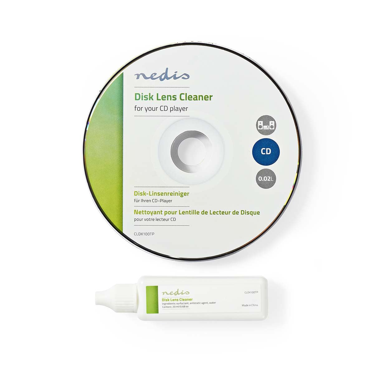 Nedis Disc Lens Cleaner | CD | 20 ml