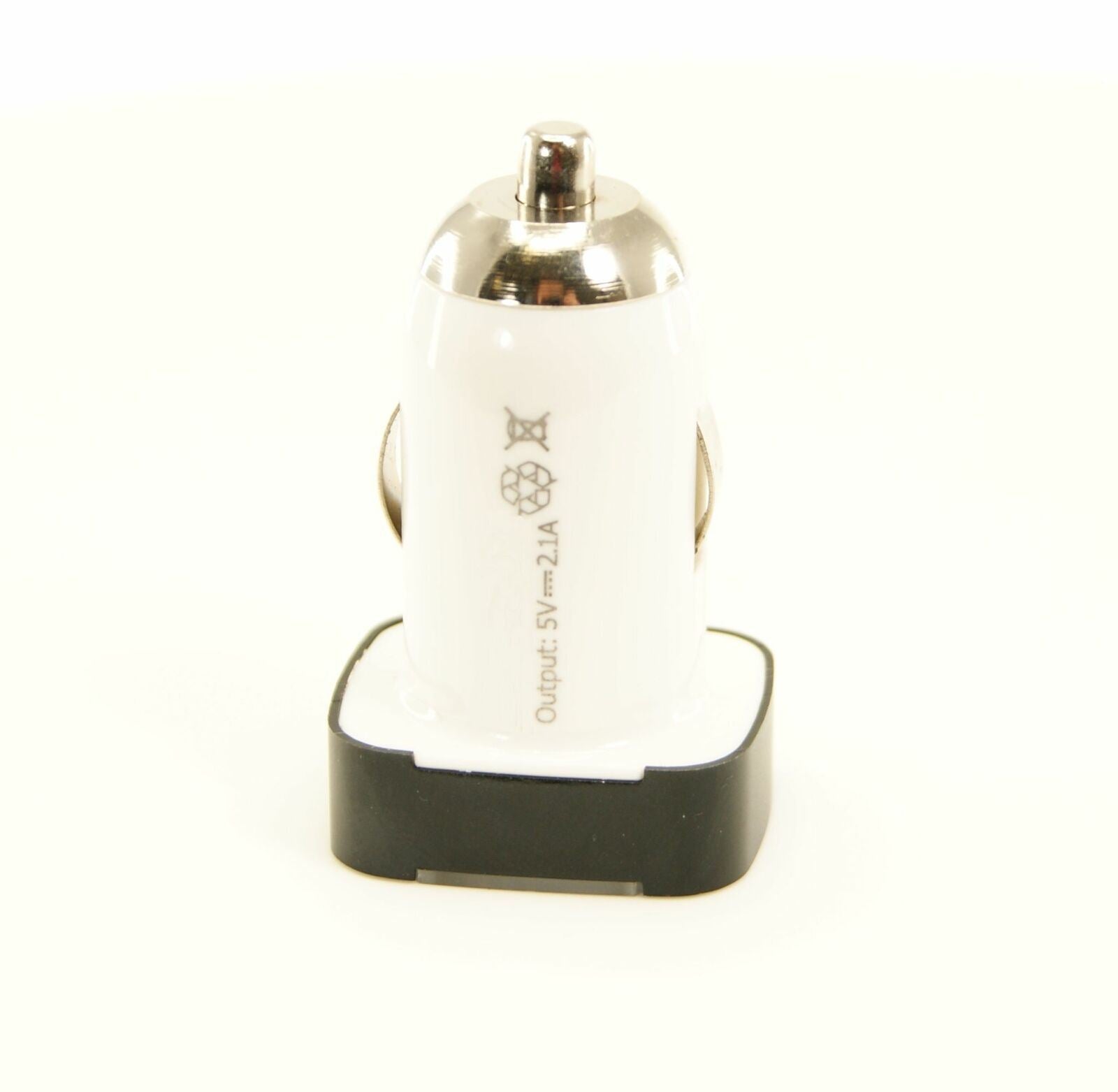 CLiPtec USB 5V 1A Single In-Car Charger Ideal for Older Devices - White
