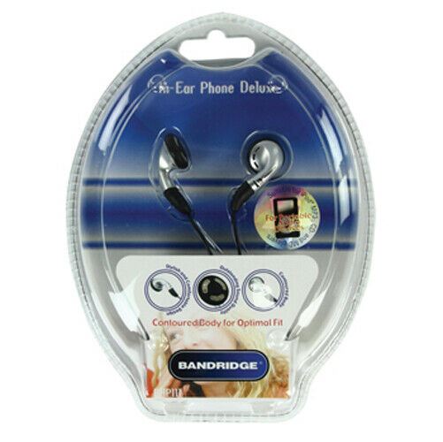 Bandridge Quality Comfort In-Ear Headphones Headset Ear Phone - Silver