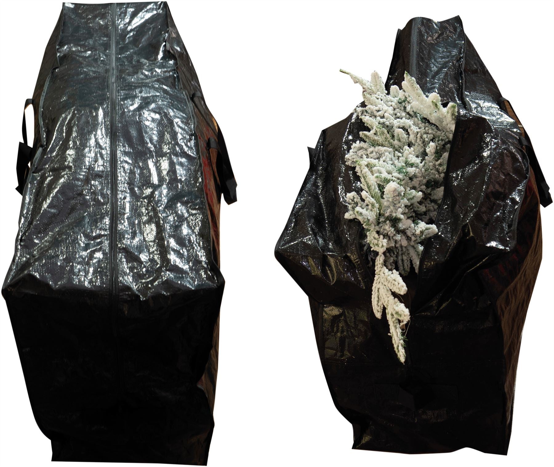 Multi Purpose Zip Up Storage Bags with Carry Handle, for Clothes, Bedding, Christmas Decorations etc. - 1 x Large & 1 x Small