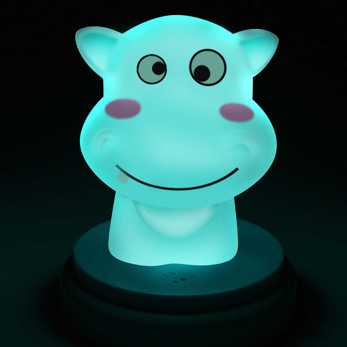 Alecto LED Blue Hippo Chrildrens Night Lamp Light