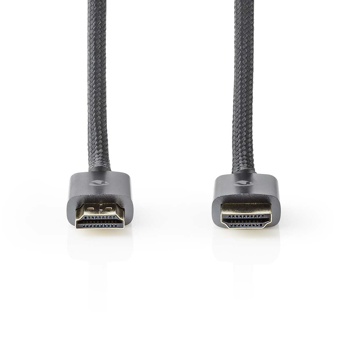 Nedis Ultra High Speed HDMI™ Cable | HDMI™ Connector | HDMI™ Connector | 8K@60Hz | 48 Gbps | 2.00 m | Round | 6.3 mm | Gun Metal Grey | Cover Window Box