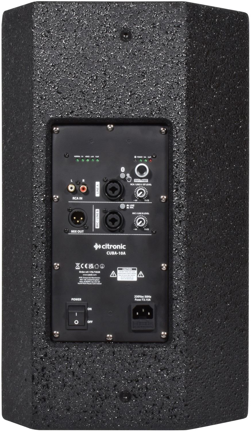 Citronic CUBA-10A Active Full-Range Cabinet 270W