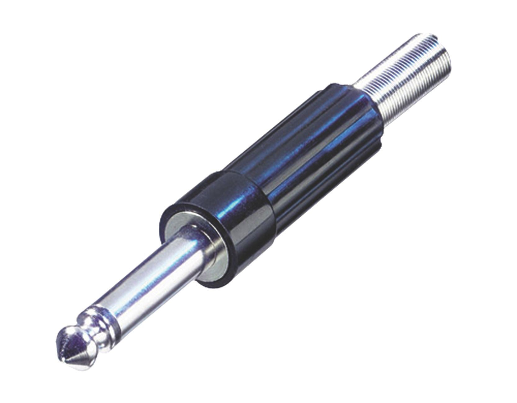 Neutrik 6.35 mm Mono Plug Black