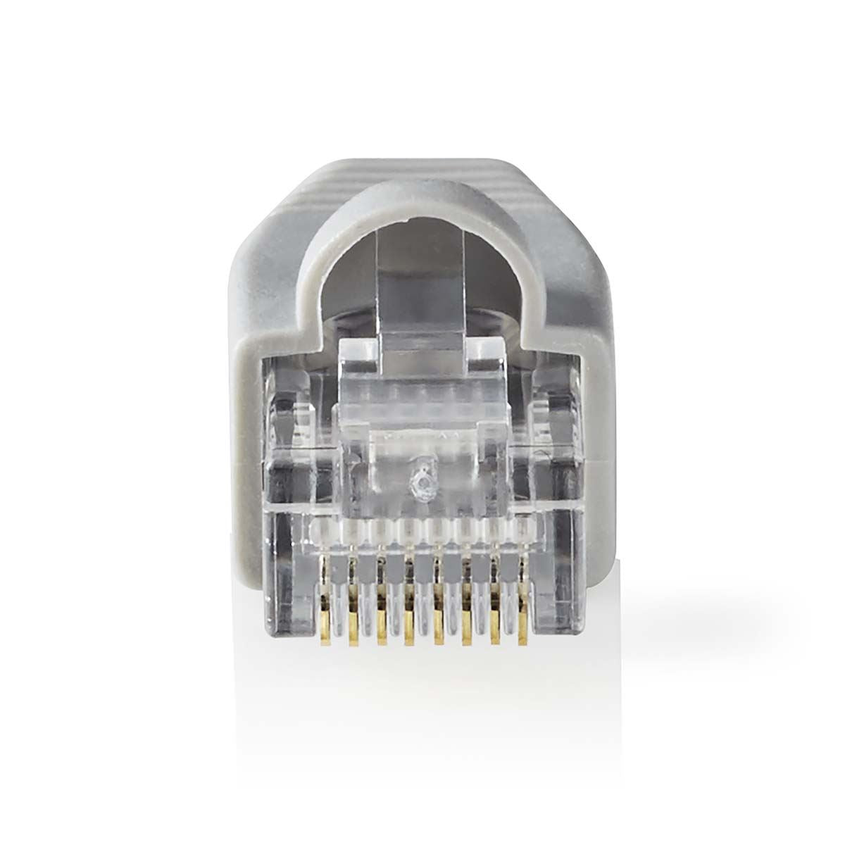 Nedis RJ45 Connector | Male | Solid UTP CAT6 | Straight | Gold Plated | 10 pcs | PVC | Grey | Box
