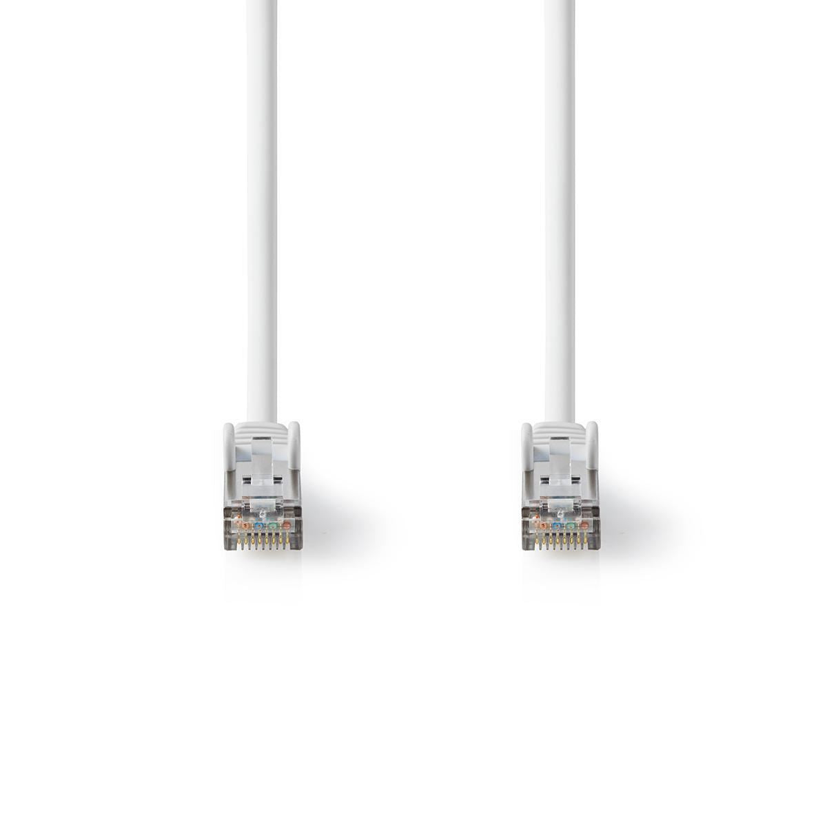 Nedis Cat 8.1 Network Cable | S/FTP | RJ45 Male | RJ45 Male | 0.15 m | Round | LSZH | White | Envelope