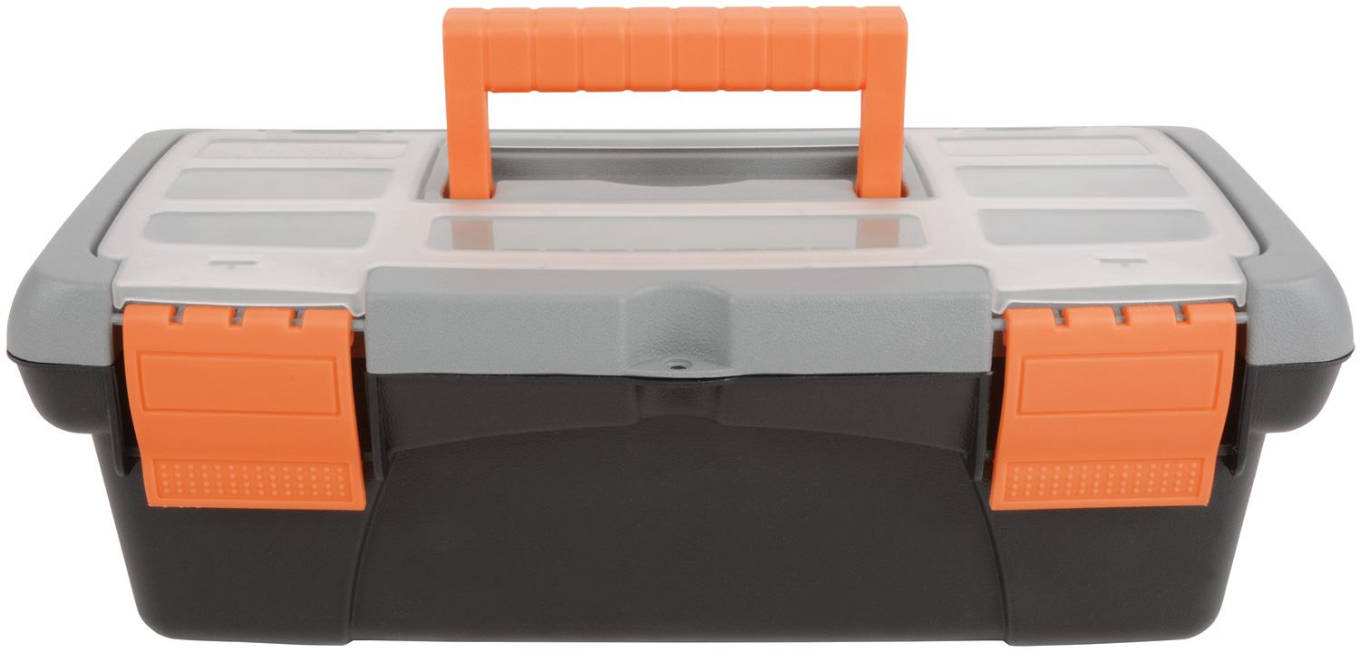 Mercury Small Tool Box Hobby Storage Case Box With Removable Tray Carry Handle Organiser