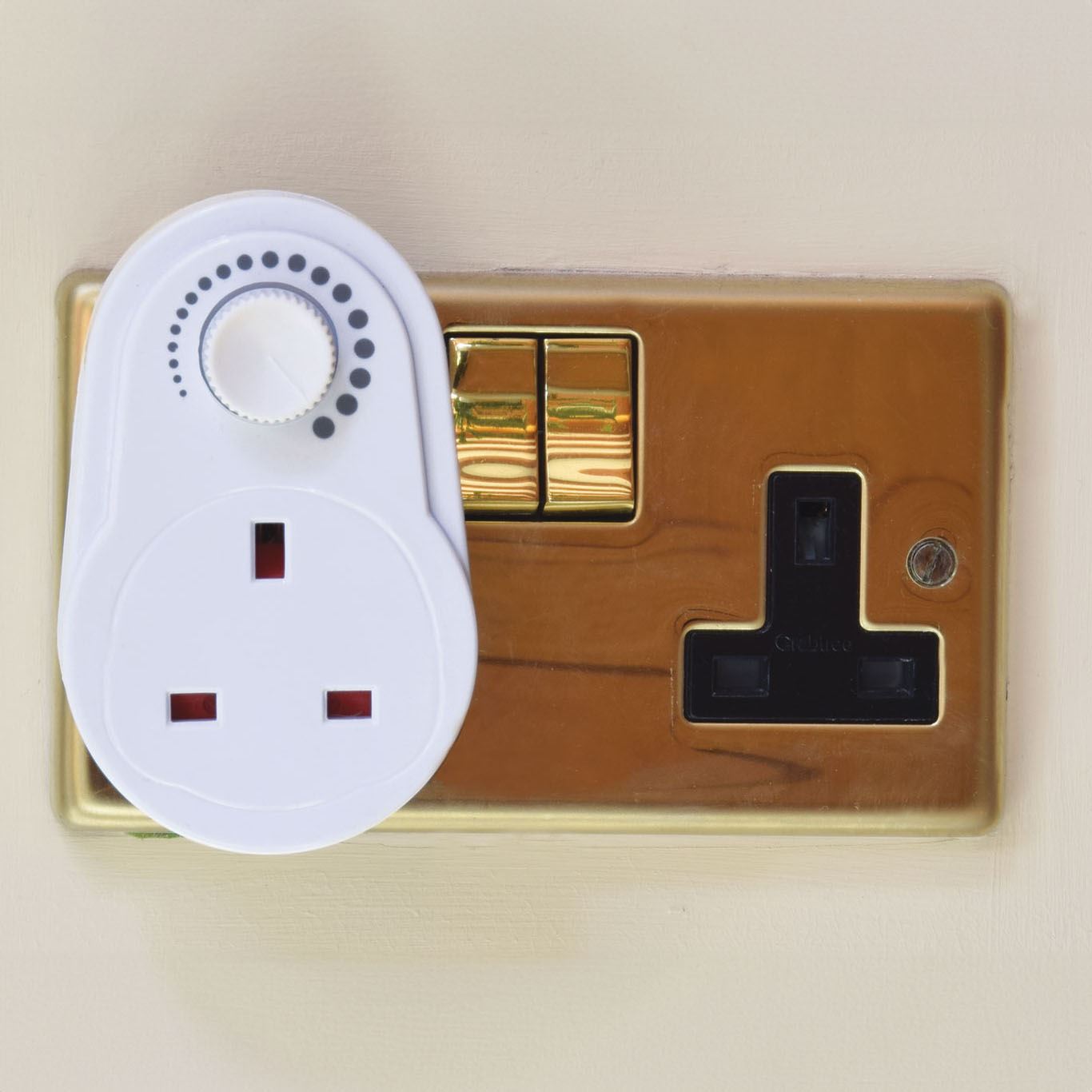 Mercury Plug in Dimmer 13A Adjustable Light / Fan Speed Control Switch