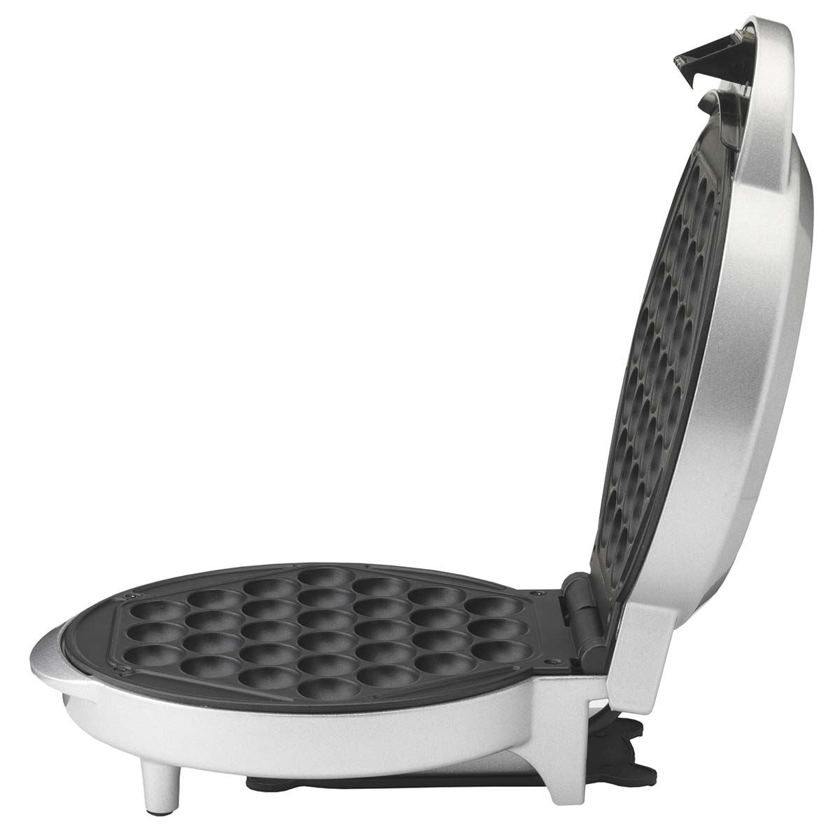 Trebs Waffle Maker Iron, Single Bubble Shape Waffle Machine with Non Stick Plates & Adjustable Temperature Control, 1000W - White