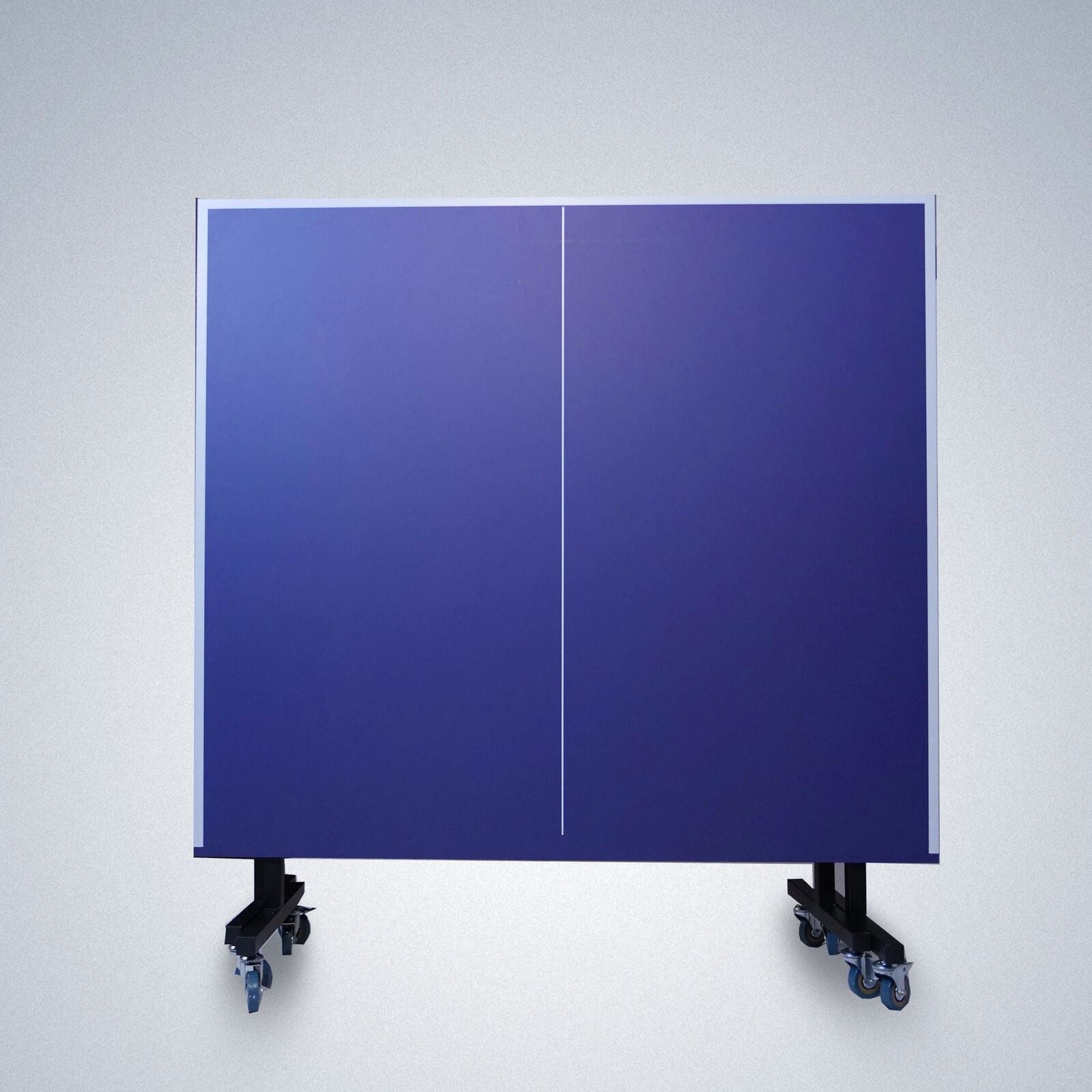 The Man Cave Project Foldable Table Tennis Table, Premium Ping Pong Surface with Centre Net, 2x Paddles and 2x Balls - Purple