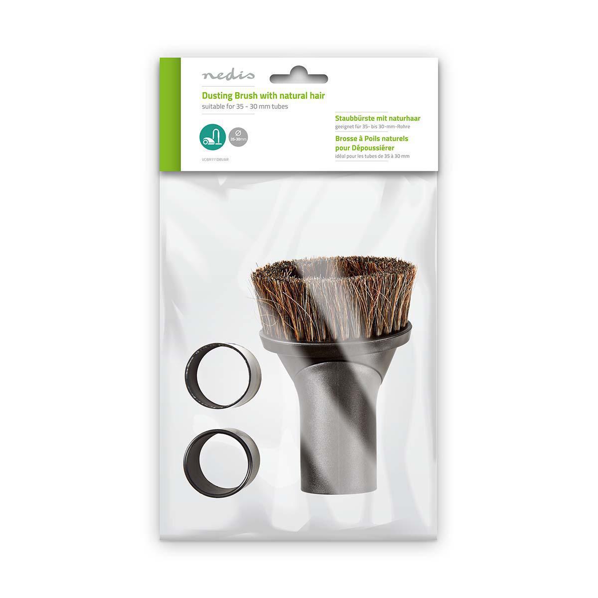 Nedis Dusting Brush | Natural Hair | Universally applicable | 30 / 32 / 35 mm