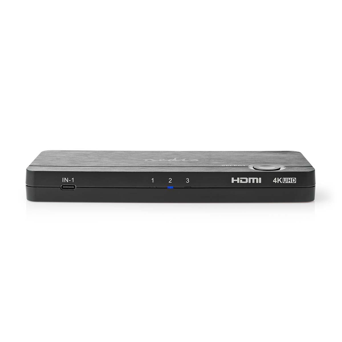 Nedis HDMI™ Converter | USB-C™ Female / 2x HDMI™ Input / 4x USB A Female | 1x HDMI™ Output | 1-way | 4K@60Hz | 18 Gbps | ABS | Anthracite