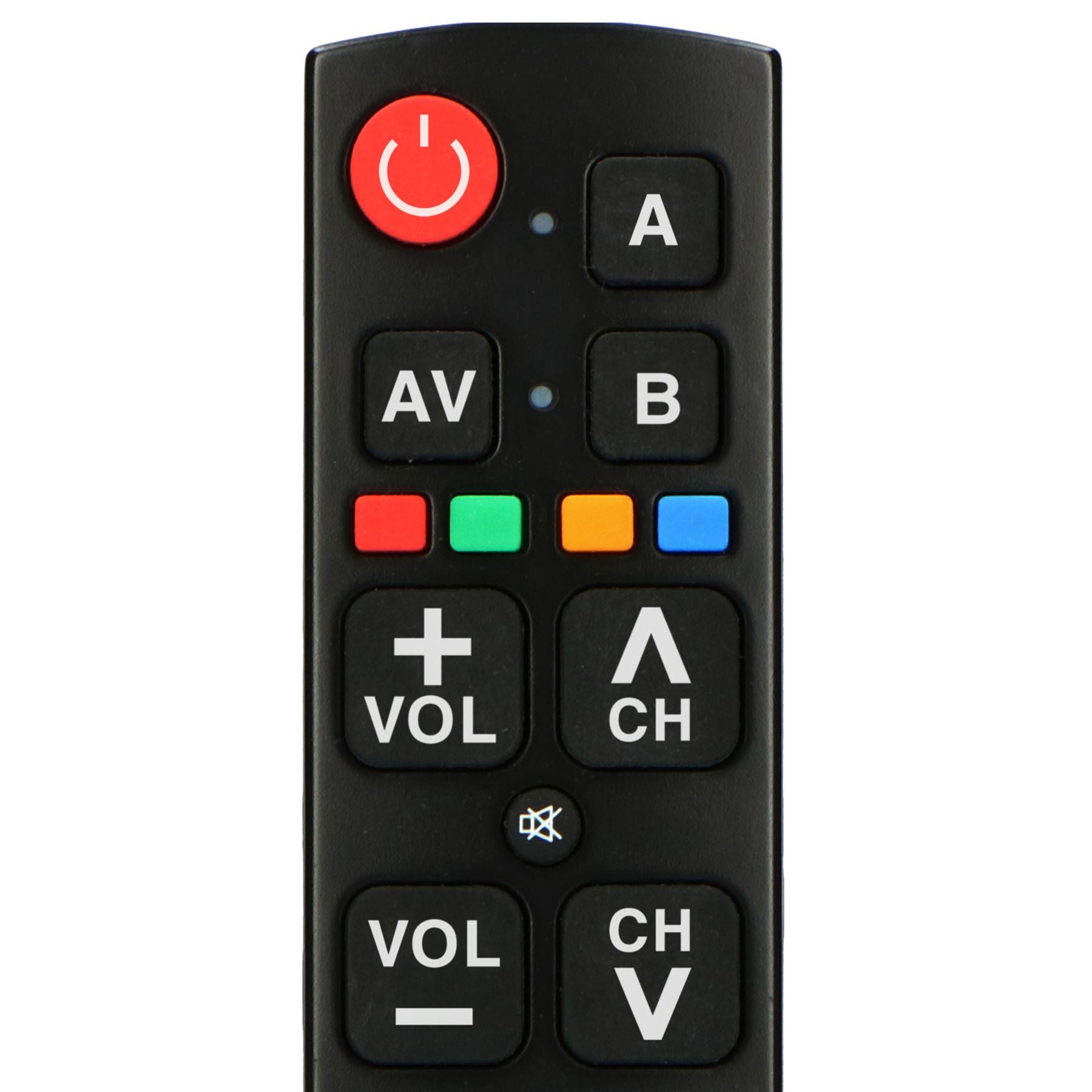Fysic Large Button Simplified, 2 Device, Universal TV Remote Control for Elderly, Arthritis etc..
